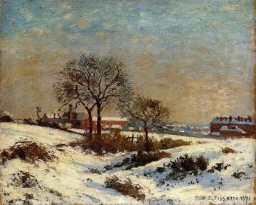  nieve Pintura Art%C3%ADstica - Paisaje bajo la nieve Upper Norwood 1871 Camille Pissarro
